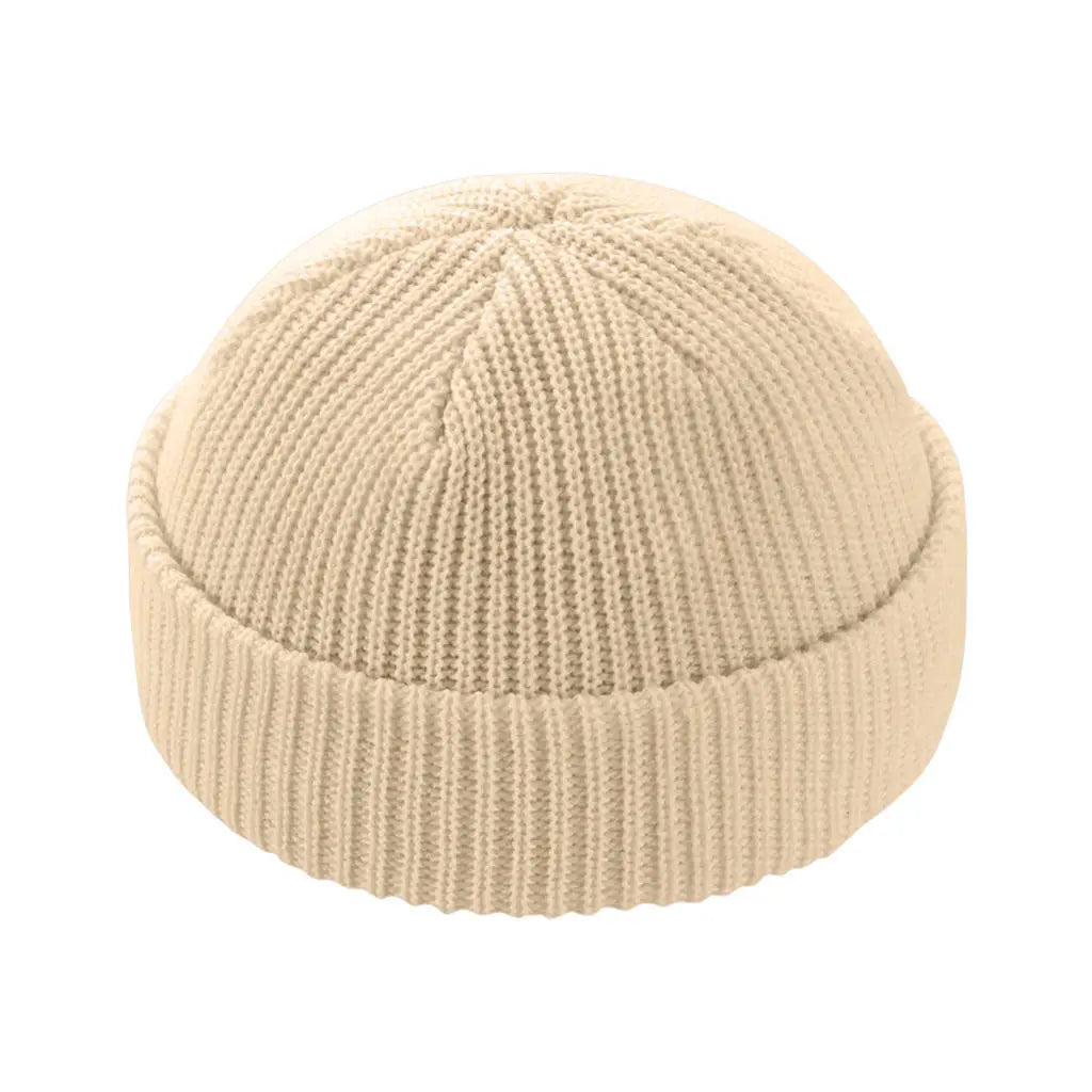 BEIGE FISHERMAN BEANIE – RAISED BY SOCIETY