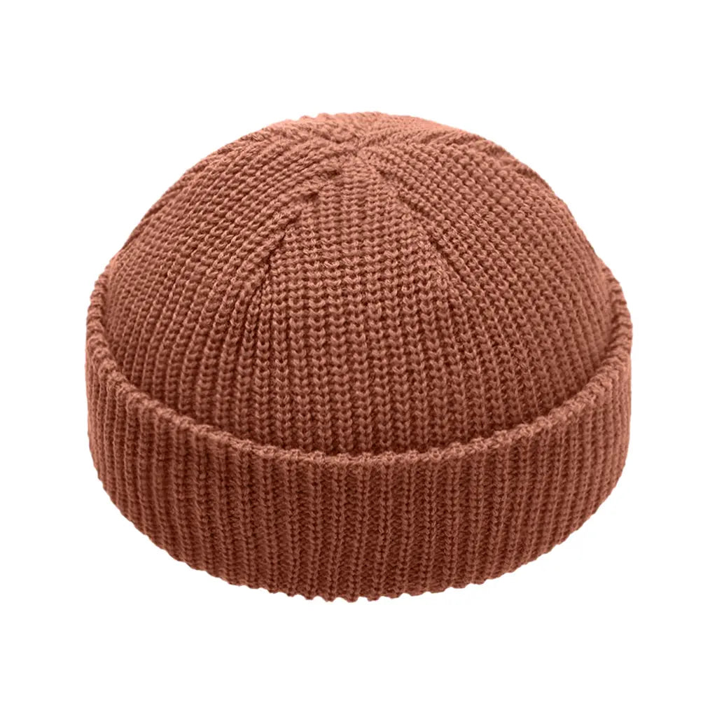 CARAMEL BROWN FISHERMAN BEANIE – RAISED BY SOCIETY