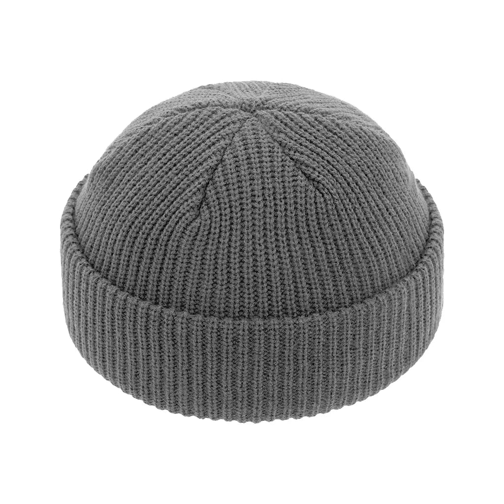 DARK GREY FISHERMAN BEANIE – RAISED BY SOCIETY