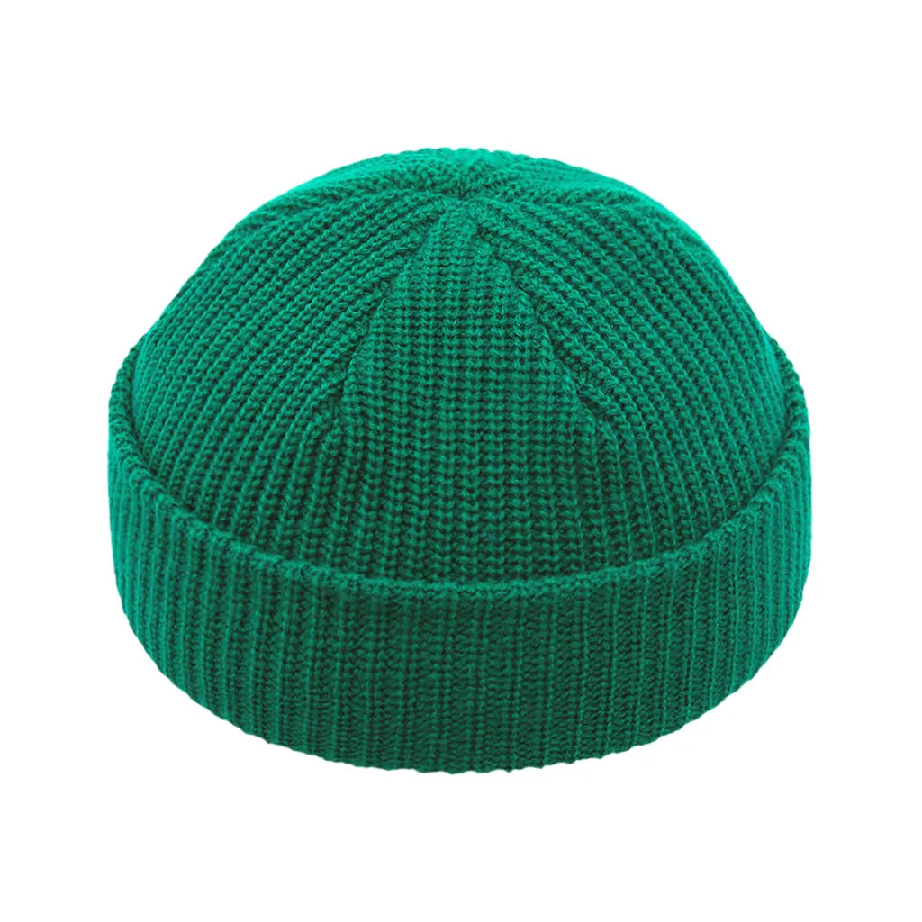 HUNTER GREEN FISHERMAN BEANIE RAISED BY SOCIETY