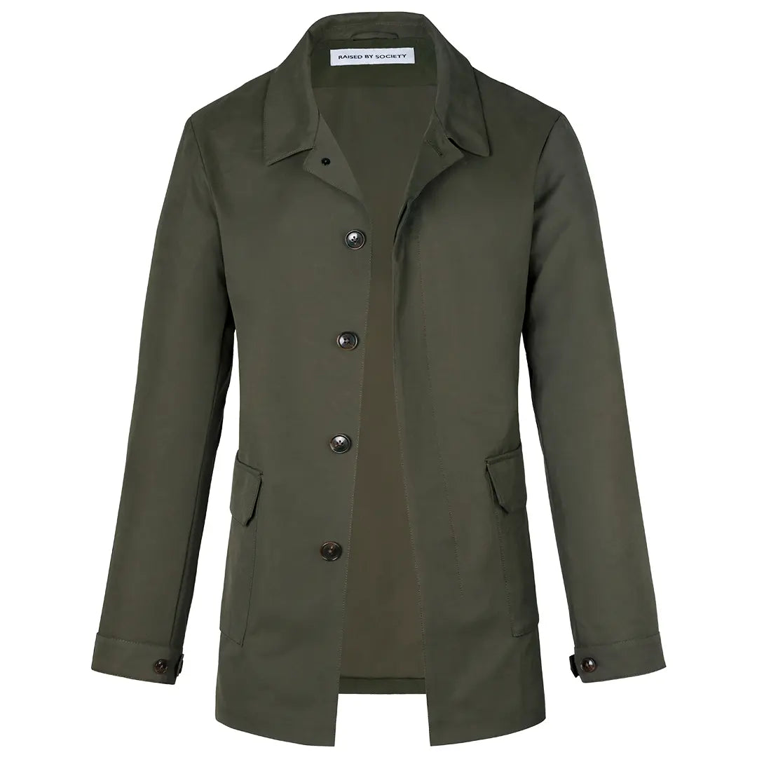 Short trench jacket mens shop
