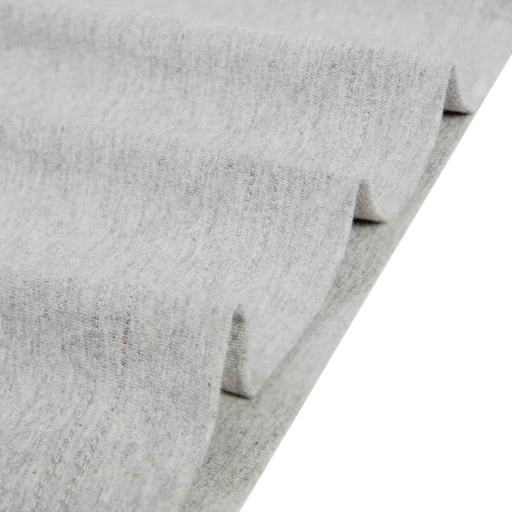 ATLETHIC GREY LOOPWHEELED T-SHIRT 2-PACK