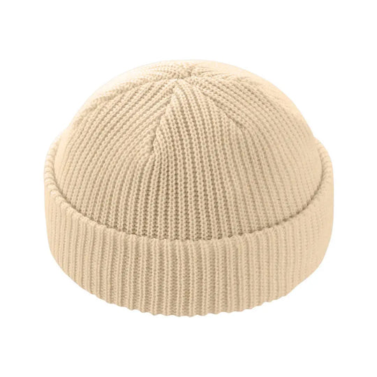 Trendy accessory beige fisherman beanie for any outfit