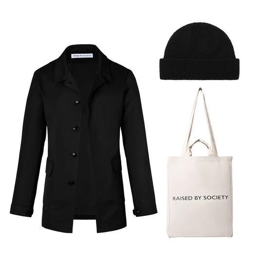 MONACO II COAT ALL BLACK DELUXE BUNDLE