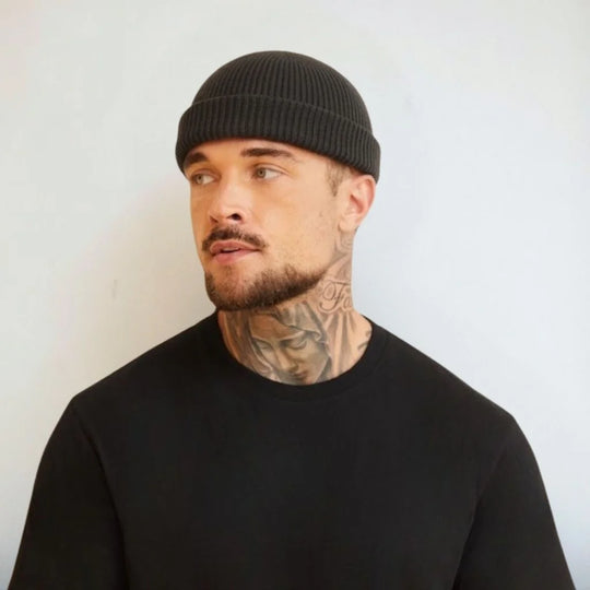 CHARCOAL FISHERMAN BEANIE PRO