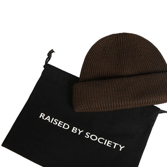 COFFEE BROWN SHORT BEANIE