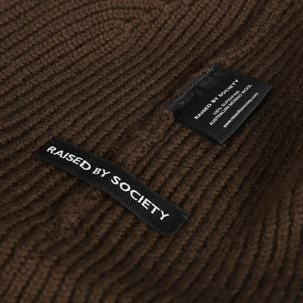 COFFEE BROWN SHORT BEANIE