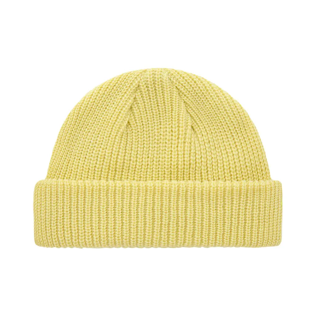 CREAM YELLOW FISHERMAN BEANIE – RAISED BY SOCIETY CREAM YELLOW FISHERMAN BEANIE – RAISED BY SOCIETY