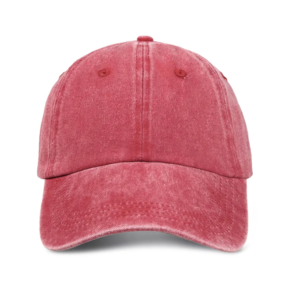 CRIMSON RED VINTAGE CAP – RAISED BY SOCIETY