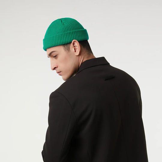 HUNTER GREEN FISHERMAN BEANIE