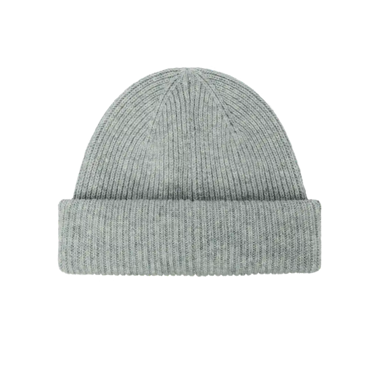 LIGHT GREY SHORT BEANIE