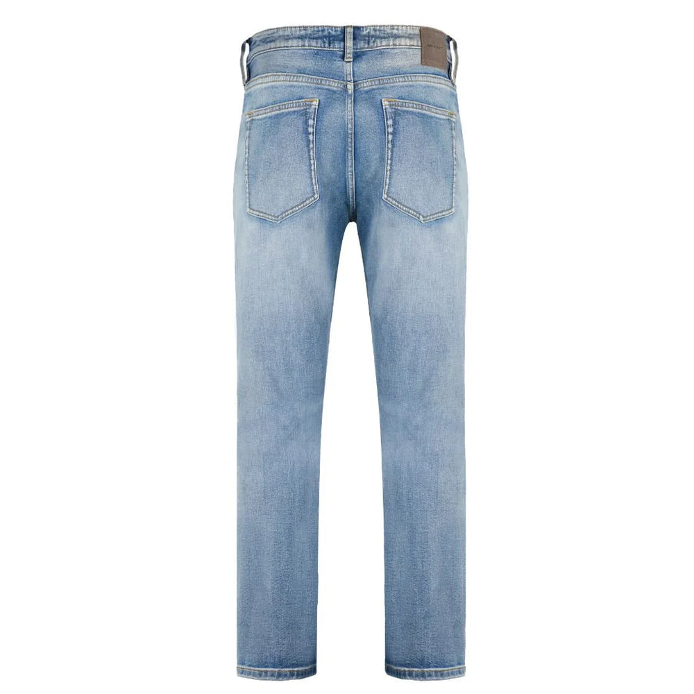 LIGHT WASH BLUE SELVEDGE DENIM