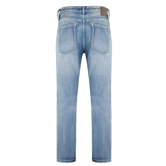 LIGHT WASH BLUE SELVEDGE DENIM