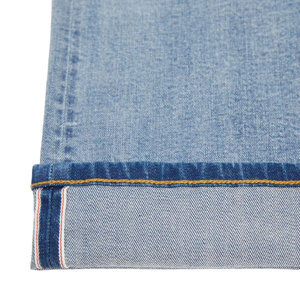 LIGHT WASH BLUE SELVEDGE DENIM
