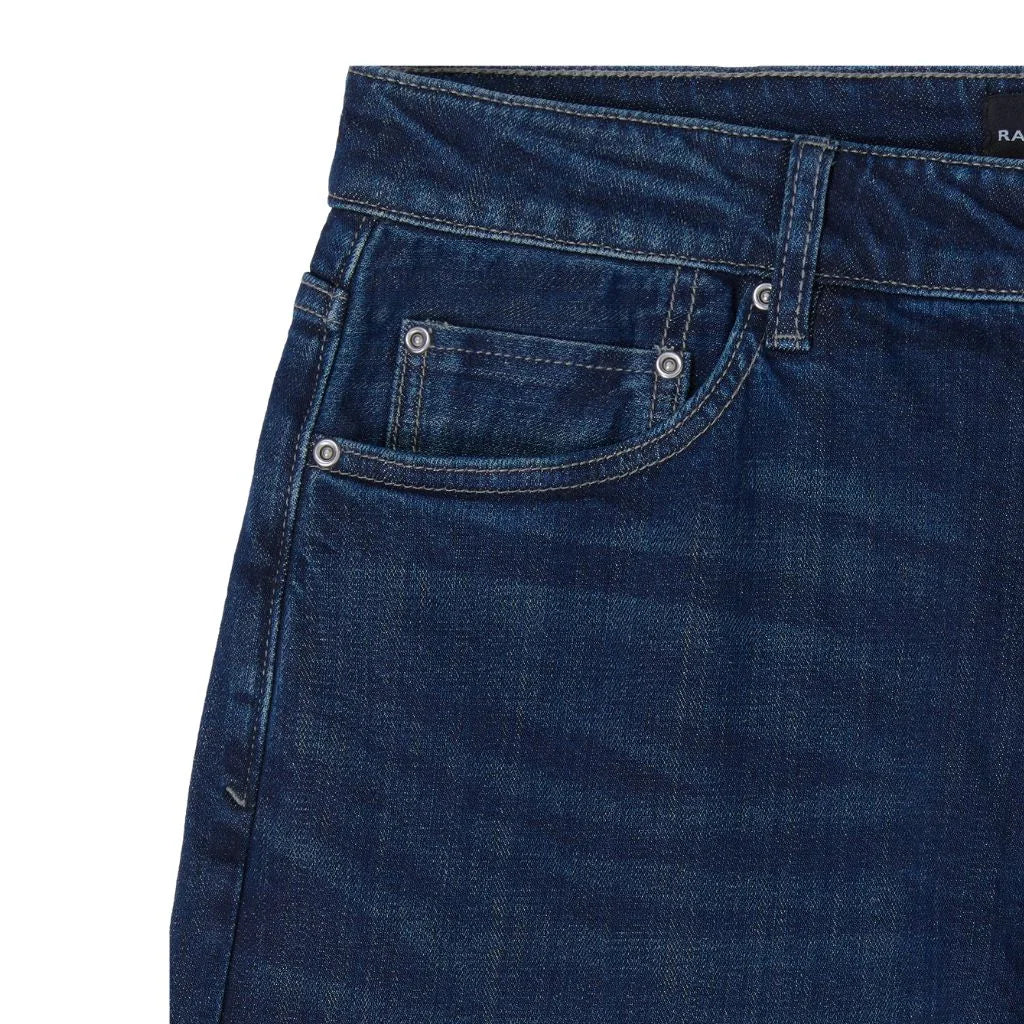 MID WASH BLUE SELVEDGE DENIM