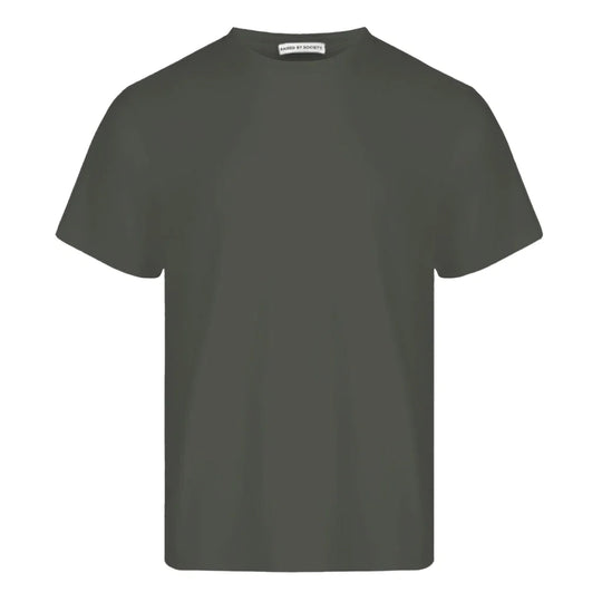MILITARY GREEN LOOPWHEELED T-SHIRT