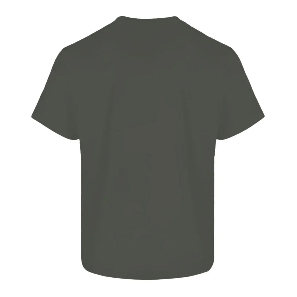 MILITARY GREEN LOOPWHEELED T-SHIRT