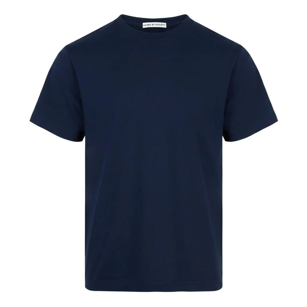 NAVY LOOPWHEELED T-SHIRT 2-PACK