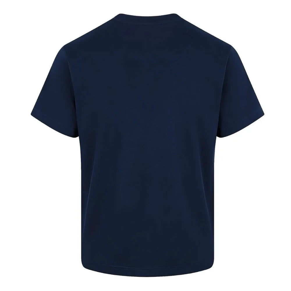 NAVY LOOPWHEELED T-SHIRT