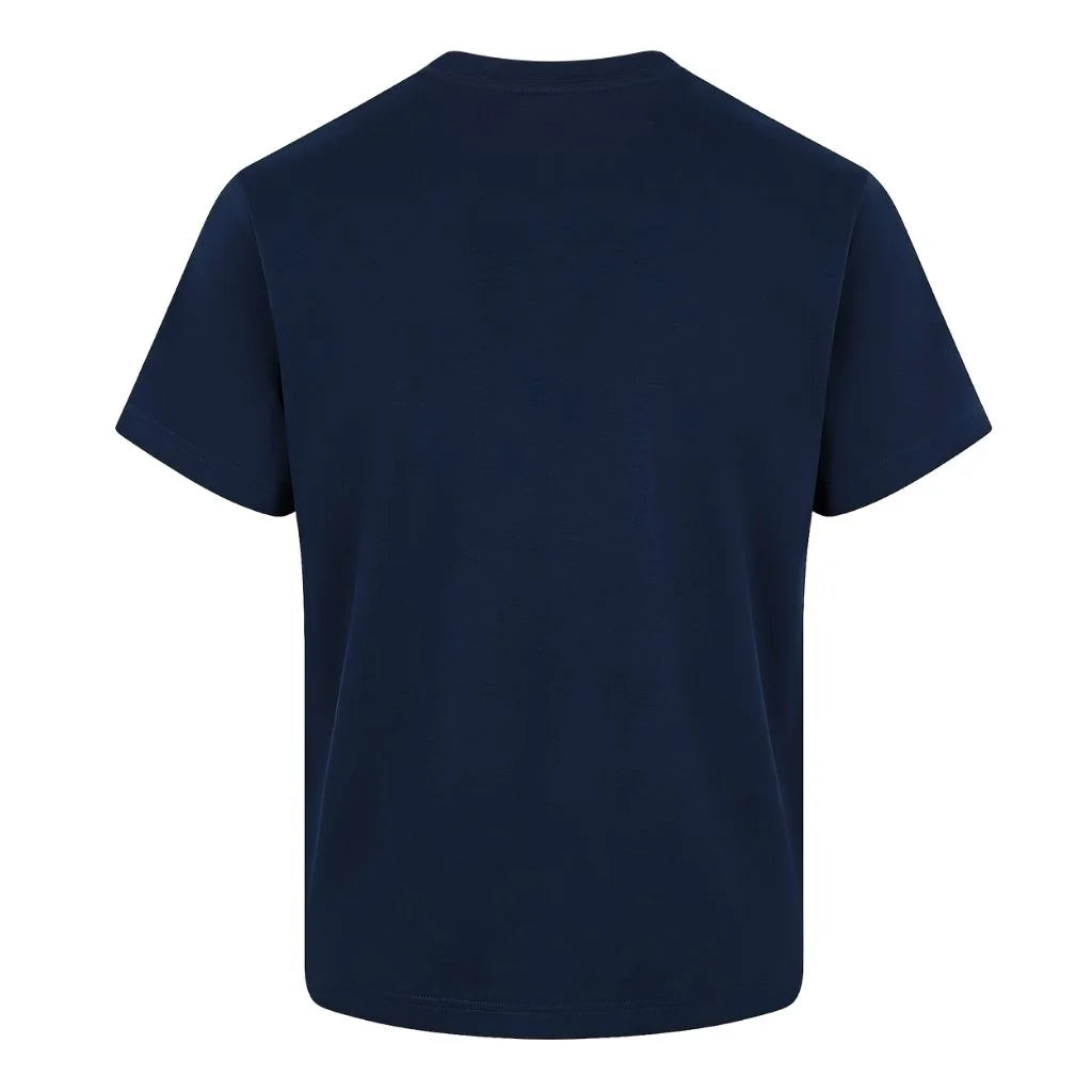 NAVY LOOPWHEELED T-SHIRT