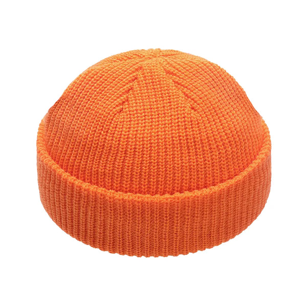 ORANGE FISHERMAN BEANIE – RAISED BY SOCIETY