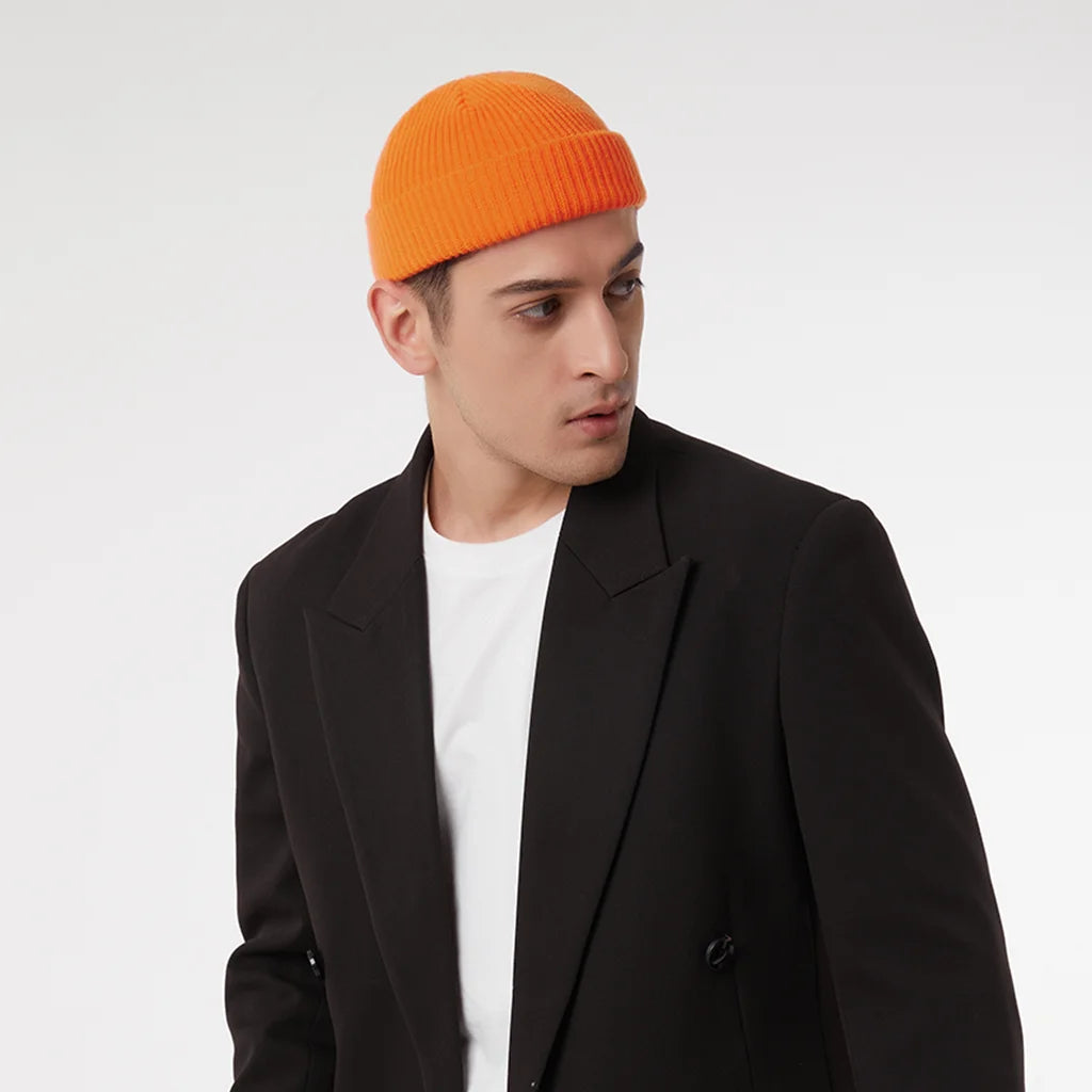 ORANGE FISHERMAN BEANIE – RAISED BY SOCIETY ORANGE FISHERMAN BEANIE – RAISED BY SOCIETY