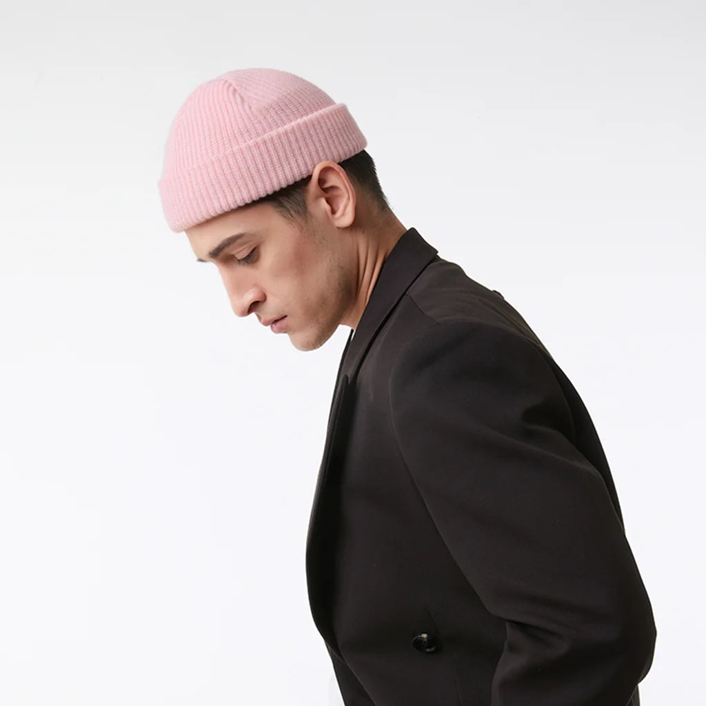 ROSE PINK FISHERMAN BEANIE – RAISED BY SOCIETY ROSE PINK FISHERMAN BEANIE – RAISED BY SOCIETY