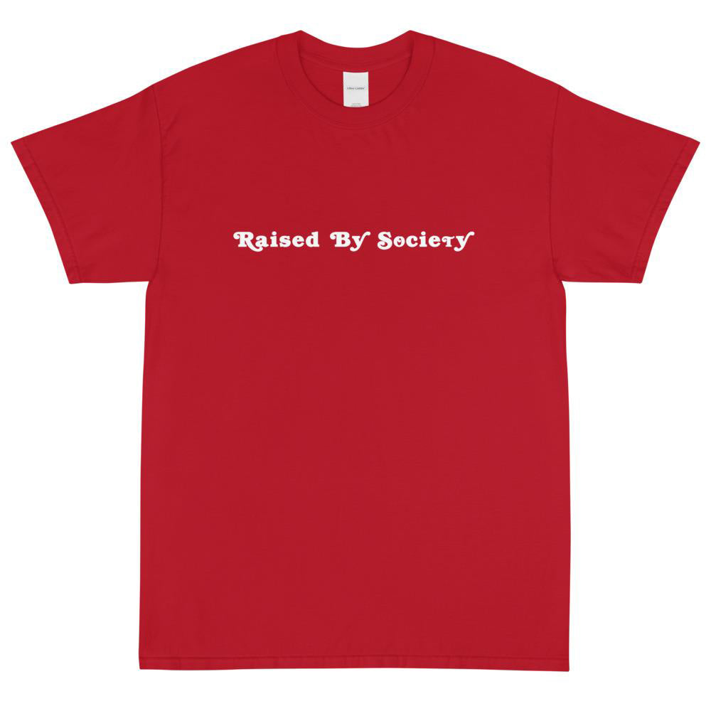 T-SHIRT ORIGINAL RAISED BY SOCIETY ROUGE